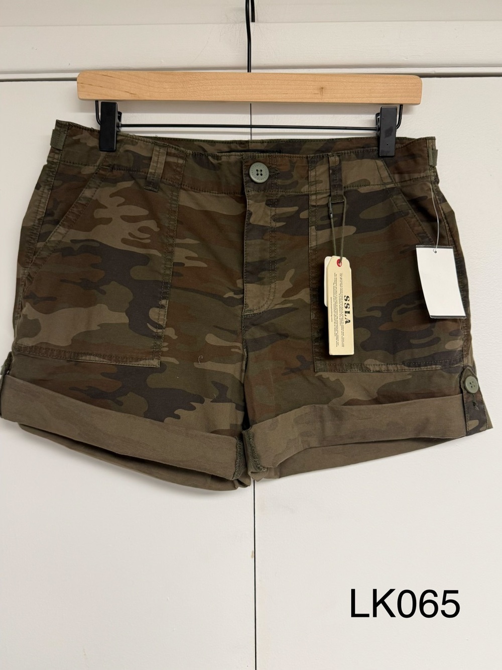 Sanctuary Standard Surplus Camo Utility Shorts NWT 27